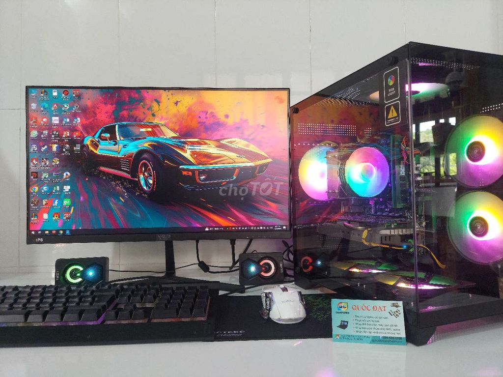 Thanh lý! Bộ PC gen 10/GTX/SSD LCD 100Hz bh dài