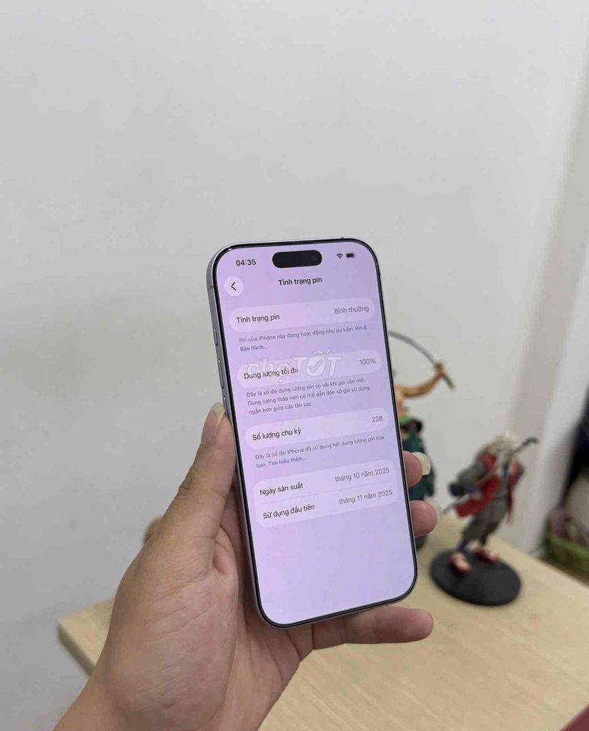 iPhone 17 256GB Tím Like New 99% Còn BH 12/2026. Mua bán Điện thoại tại Quận Đống Đa Hà Nội được đăng bởi Tùng Táo Hanoi Mobile hình 1