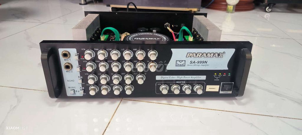Amply Paramax PA-999N Đen Zin nguyên. Mua bán Tivi, Âm thanh tại Quận 3 Tp Hồ Chí Minh được đăng bởi ĐỒ CŨ GIÁ RẺ hình 1