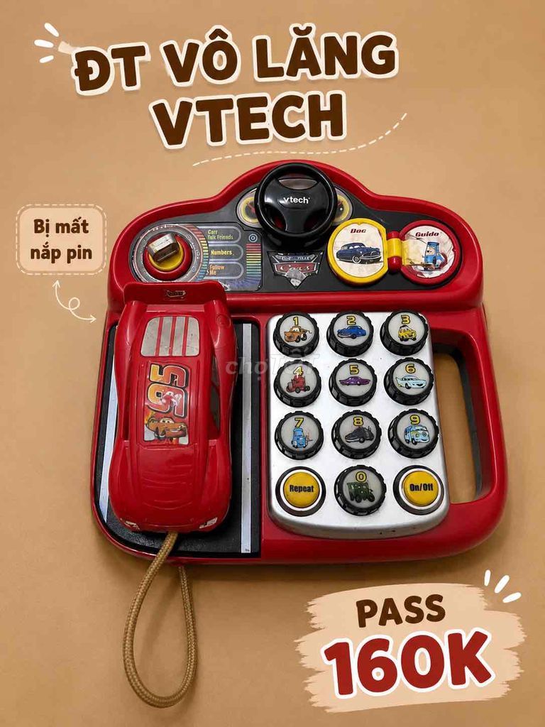 Xe đồ chơi VTech Vô lăng Đỏ