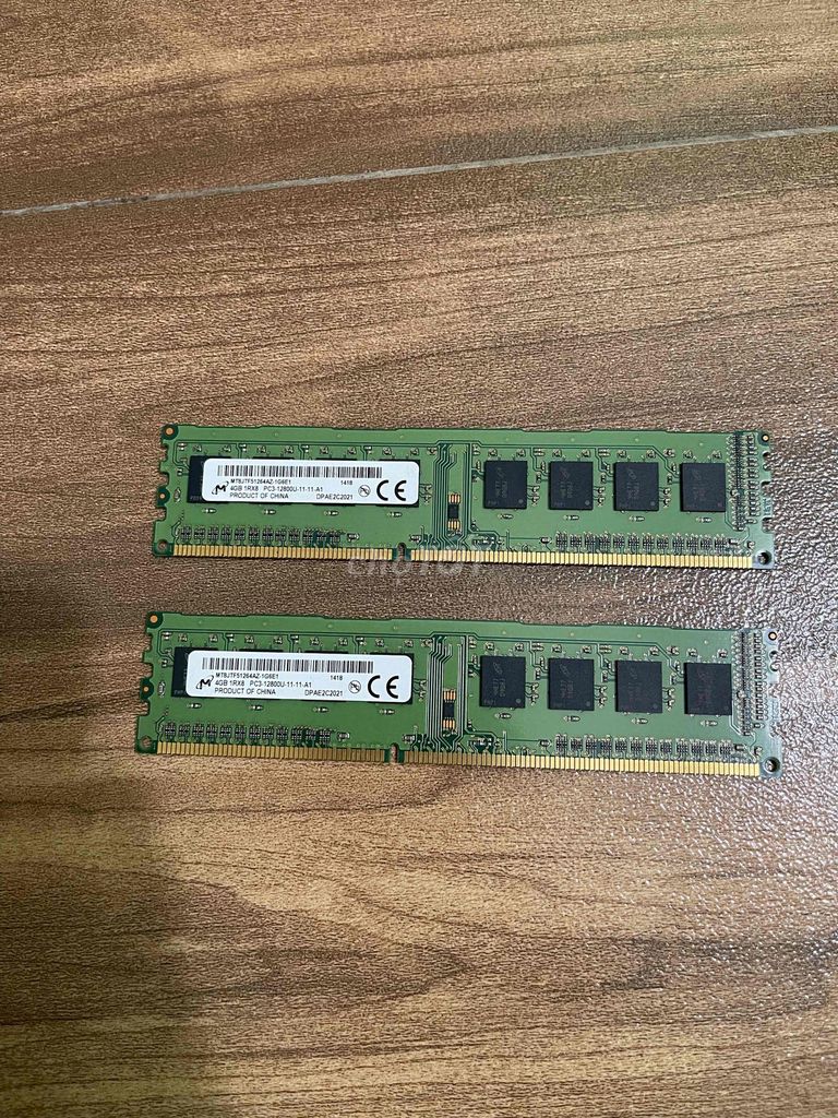 RAM Micron 4GB PC3 12800U. Mua bán Linh kiện (RAM, Card...) tại Quận Tân Phú Tp Hồ Chí Minh được đăng bởi HIỆP hình 1
