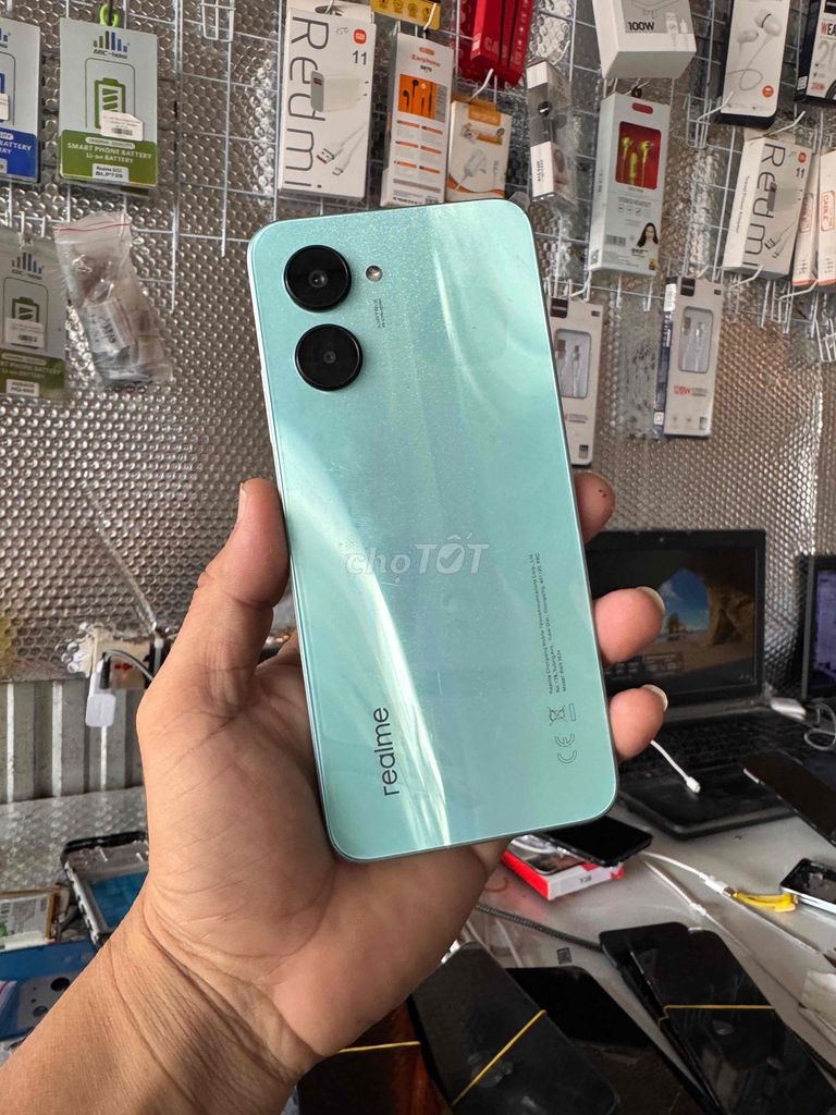 Realme C33 Xanh ngọc. Mua bán Điện thoại tại Huyện Thới Bình Cà Mau được đăng bởi hoang phi hình 1