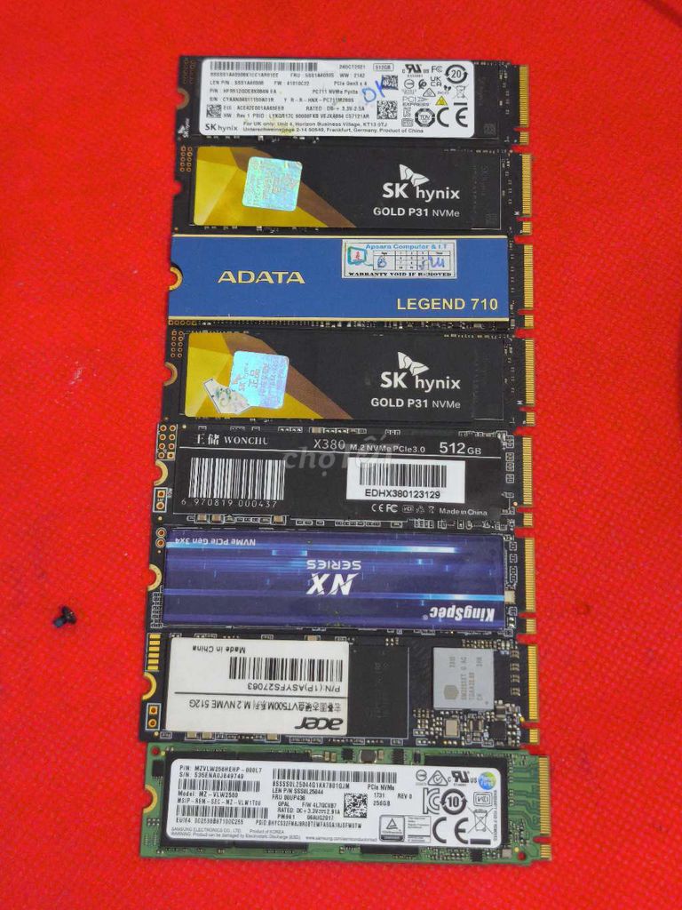 Ssd NVMe 512gb. Mua bán Linh kiện (RAM, Card...) tại Huyện Long Hồ Vĩnh Long được đăng bởi Đồ cũ thanh lý hình 1