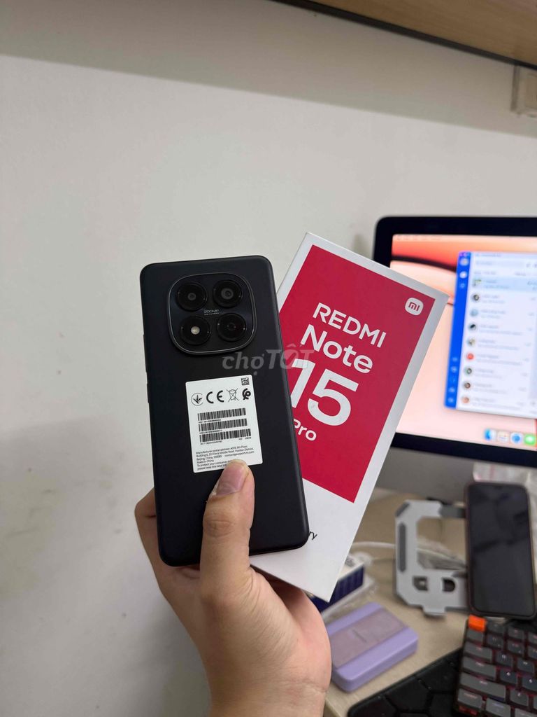 Xiaomi Redmi Note 15 Pro 256GB Đen. Mua bán Điện thoại tại Quận Đống Đa Hà Nội được đăng bởi Hoàng quân store hình 1