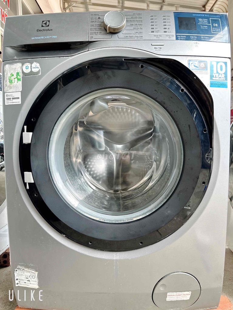 Máy giặt Electrolux 9kg Xám. Mua bán Máy giặt tại Huyện Cư Kuin Đắk Lắk được đăng bởi Nguyễn Sỹ Cường hình 1
