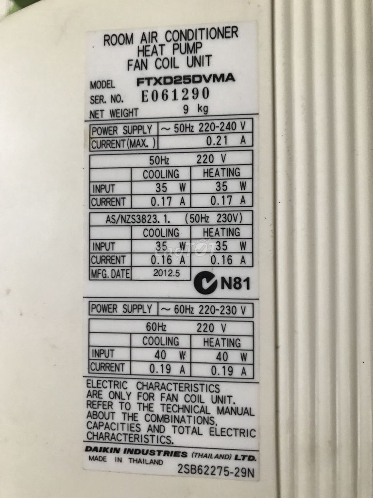 Điều hòa Daikin FTXD25DVMA. Mua bán Máy lạnh, điều hoà tại Quận Bắc Từ Liêm Hà Nội được đăng bởi Vũ Khắc Minh hình 1