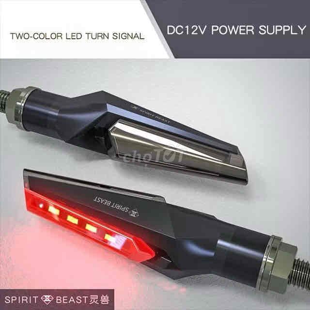 Đèn xi nhan LED SPIRIT BEAST L4 Đen. Mua bán Phụ tùng xe tại Huyện Giồng Trôm Bến Tre được đăng bởi Du Blue hình 3