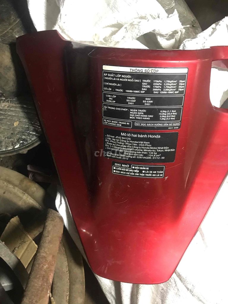 còn dư bộ dàn áo SH 125 còn đẹp 2013. Mua bán Phụ tùng xe tại Quận 5 Tp Hồ Chí Minh được đăng bởi Ngoc pham hình 6