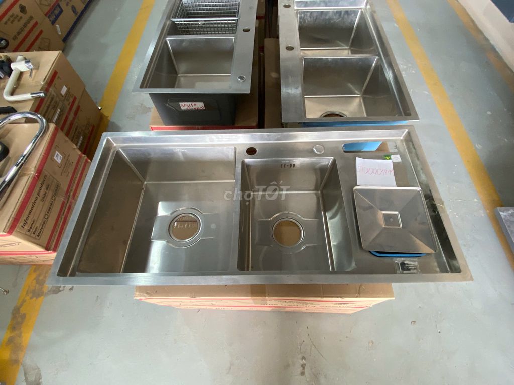 Chậu rửa bát Inox 304 2 hố. Mua bán Thiết bị vệ sinh, nhà tắm tại Huyện Đông Anh Hà Nội được đăng bởi Hào hình 1