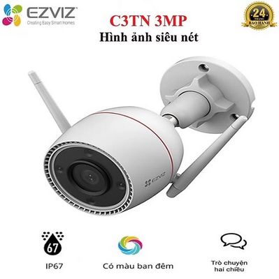 Camera IP Ngoài Trời 3MP Ezviz C3TN hàng mới