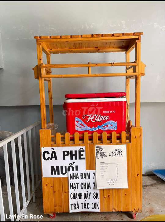 Nghỉ bán nước cần thanh lý xe bán cafe còn mới.