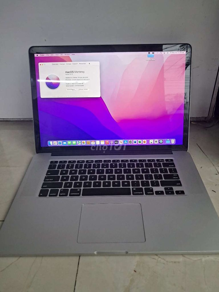 Apple MacBook Pro 15 2015 i7 16GB/256GB. Mua bán Laptop tại Quận Tân Phú Tp Hồ Chí Minh được đăng bởi Quang tùng hình 1
