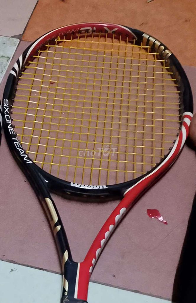 Vợt tennis Wilson Six One Team 289g mặt 95inch cũ . Mua bán Đồ thể thao, Dã ngoại tại Quận Hoàng Mai Hà Nội được đăng bởi A Hao hình 1