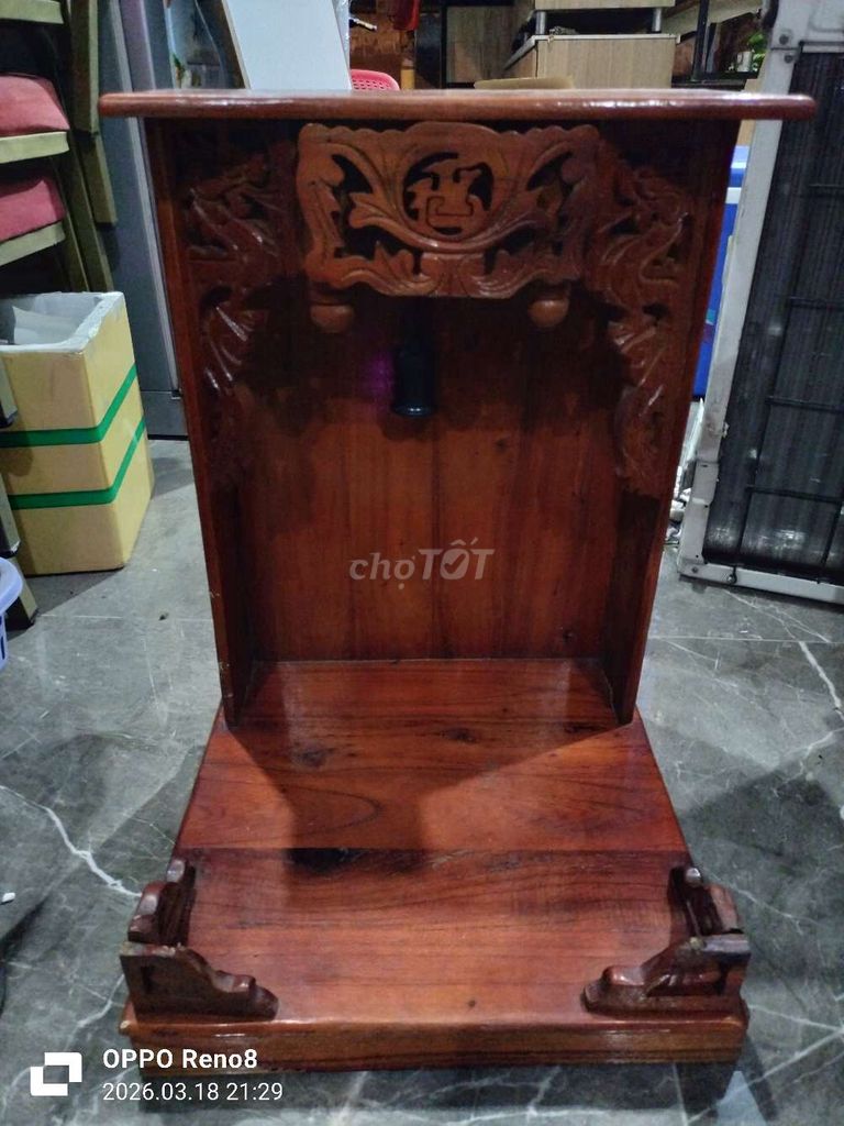 Bàn thờ treo tường Gỗ Nâu đỏ. Mua bán Nội thất, đồ gia dụng khác tại Quận 8 Tp Hồ Chí Minh được đăng bởi  mình thang  hình 1
