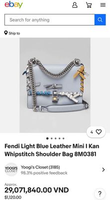 Túi đeo chéo nữ FENDI Leather Mini. Mua bán Túi xách tại Quận Bình Thạnh Tp Hồ Chí Minh được đăng bởi Đồ2hand