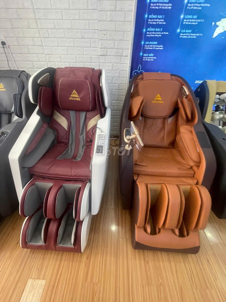 Ghế massage ASAMA 150 Cam đất bi lăn toàn thân. Mua bán Bàn ghế tại Thành phố Cao Lãnh Đồng Tháp được đăng bởi lantuongasama hình 1
