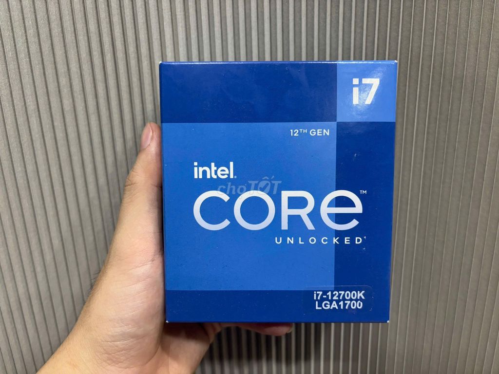 Core i7-12700K Box NK Check bảo hành intel 01/2028