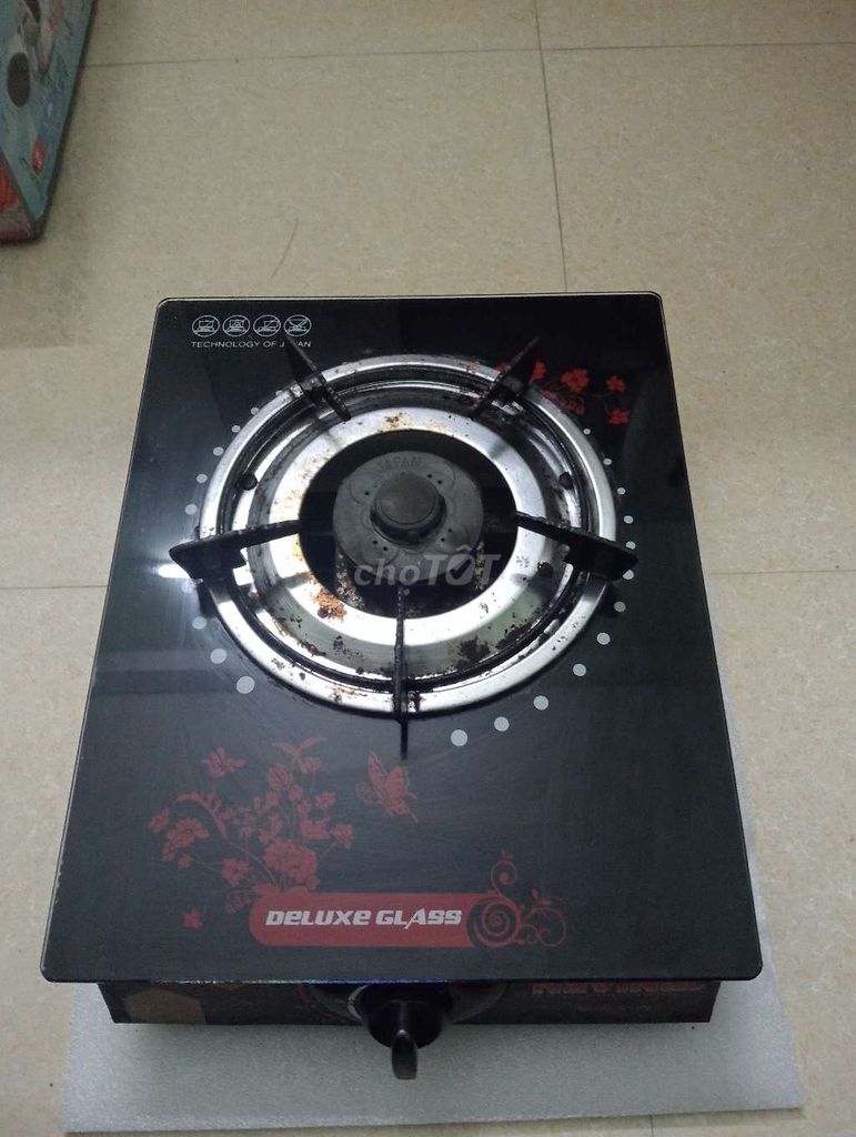 Bếp ga Deluxe Glass Đen Kính. Mua bán Bếp, lò, đồ điện nhà bếp tại Quận Liên Chiểu Đà Nẵng được đăng bởi Ngọc Cơ hình 1