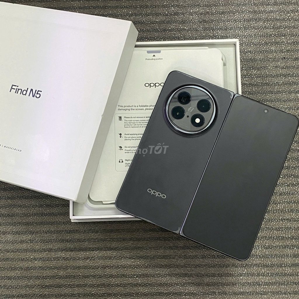 Oppo Find N5 Đen 16GB/512GB - Full box zin keng. Mua bán Điện thoại tại Quận Thanh Khê Đà Nẵng được đăng bởi Bảo Khanh hình 1