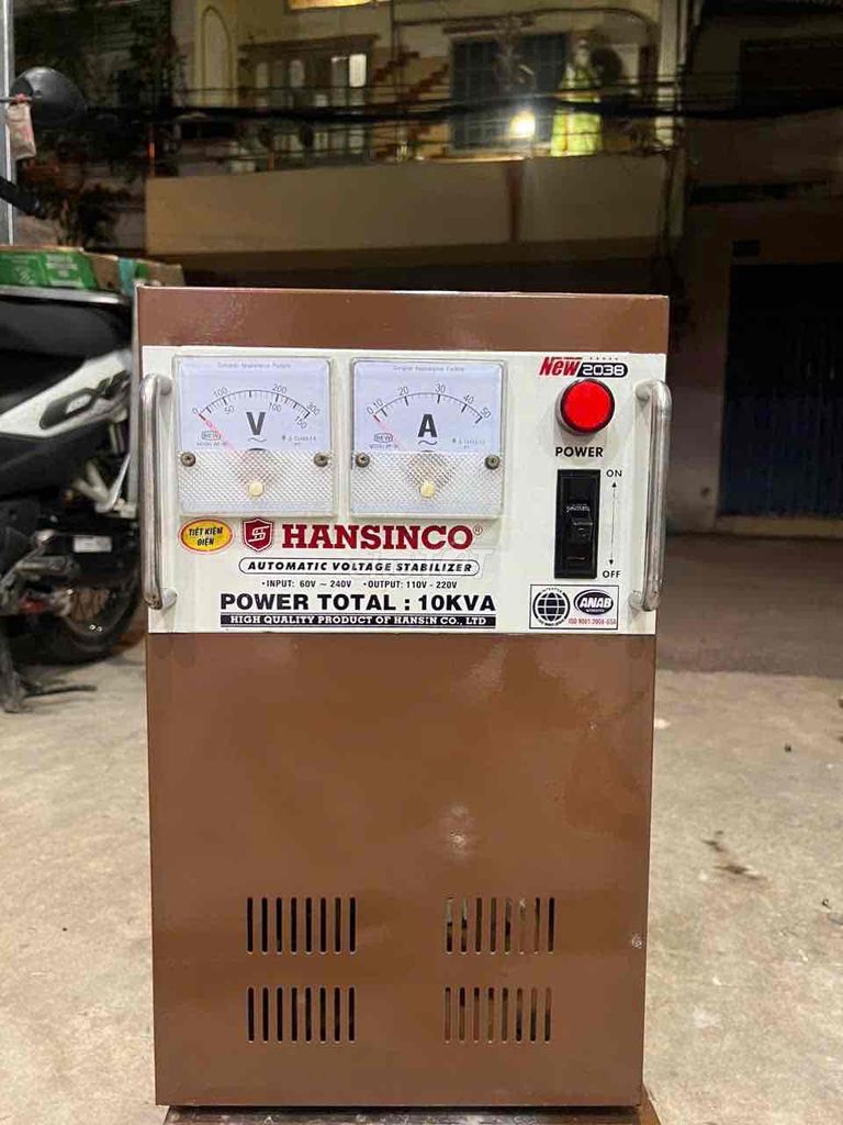 ổn áp Hansinco 10kva dãi 60v-240v dây đồng 100%