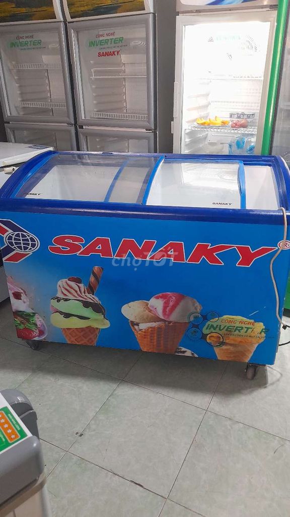 Bán tủ kem Sanaky Inverter 400 lít rất đẹp zin