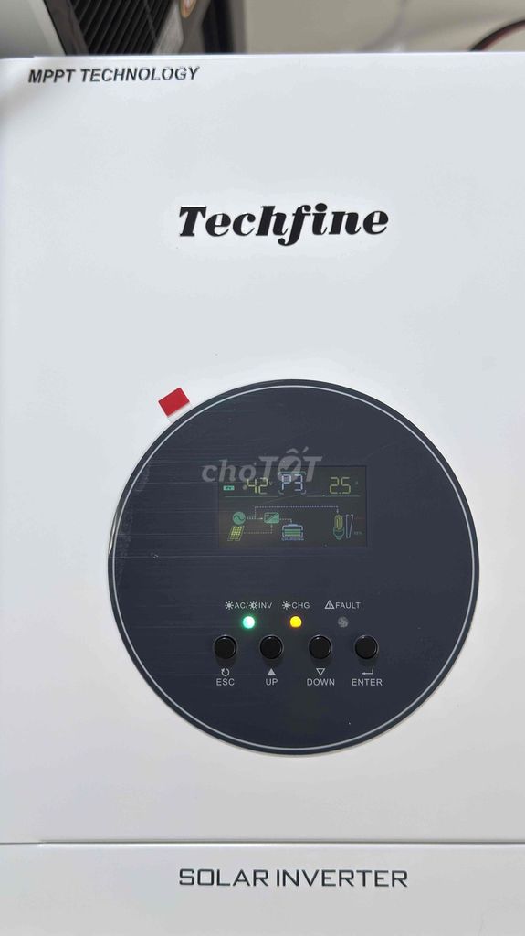Biến tần Techfine 1.2kw 12V Trắng. Mua bán Đồ chuyên dụng, Giống nuôi trồng tại Thị xã Bình Minh Vĩnh Long được đăng bởi Mekong Solar  hình 1