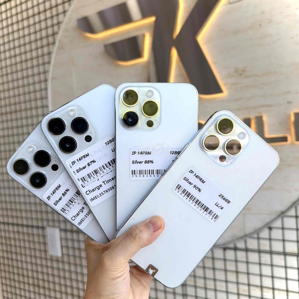 iPhone 14 Pro Max 128GB Bạc Nguyên bản. Mua bán Điện thoại tại Huyện Mỏ Cày Nam Bến Tre được đăng bởi TAKI Mobile Điện Thoại Trả Góp Giá Tốt Bến Tre hình 1