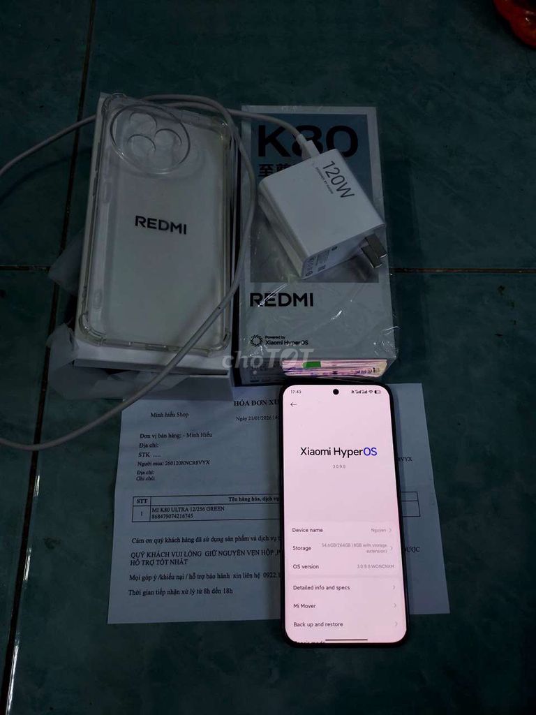 Xiaomi Redmi K80U 256GB Xanh lá 99%. Mua bán Điện thoại tại Huyện Cao Lãnh Đồng Tháp được đăng bởi Nguyen Tan hình 1