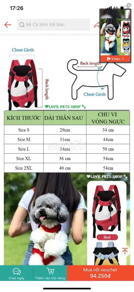 Balo vận chuyển chó mèo Vải. Mua bán Phụ kiện, Thức ăn, Dịch vụ tại Huyện Nhà Bè Tp Hồ Chí Minh được đăng bởi Mai Anh hình 1