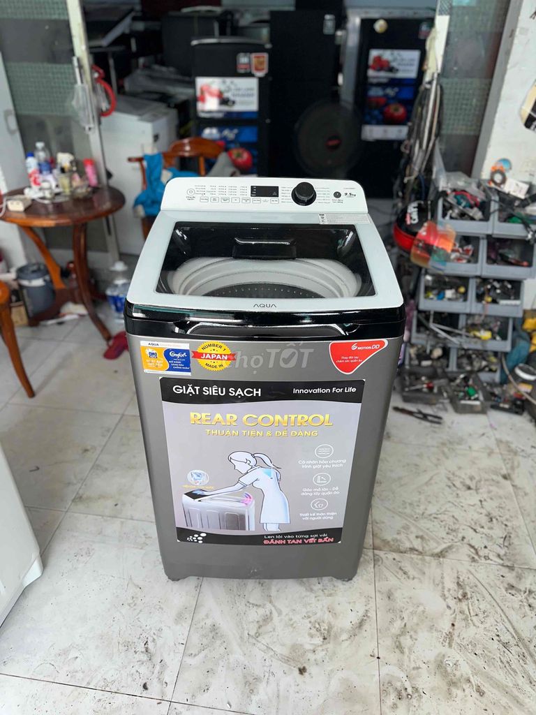 Máy giặt Aqua 9.5kg bh3tháng bao ship lắp đặt. Mua bán Máy giặt tại Quận 8 Tp Hồ Chí Minh được đăng bởi Điện Lạnh Phúc Thịnh hình 1