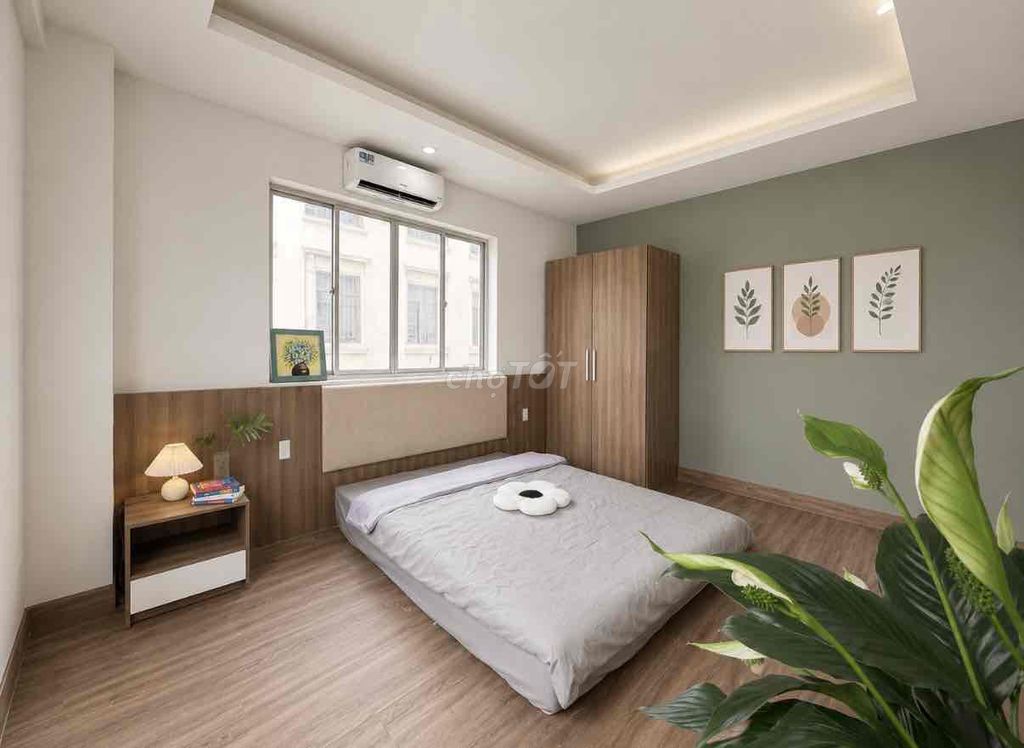 CHO THUÊ CĂN 1 PHÒNG NGỦ CÓ BAN CÔNG LỚN SÁT CITY LAND