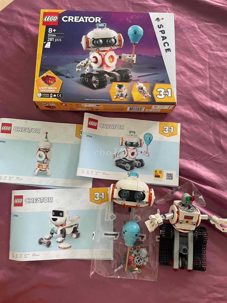 LEGO 31164 Robot lắp ráp 281 chi tiết có đèn. Mua bán Sở thích khác tại Quận Gò Vấp Tp Hồ Chí Minh được đăng bởi Thảo Uyên Nguyễn Thị hình 1