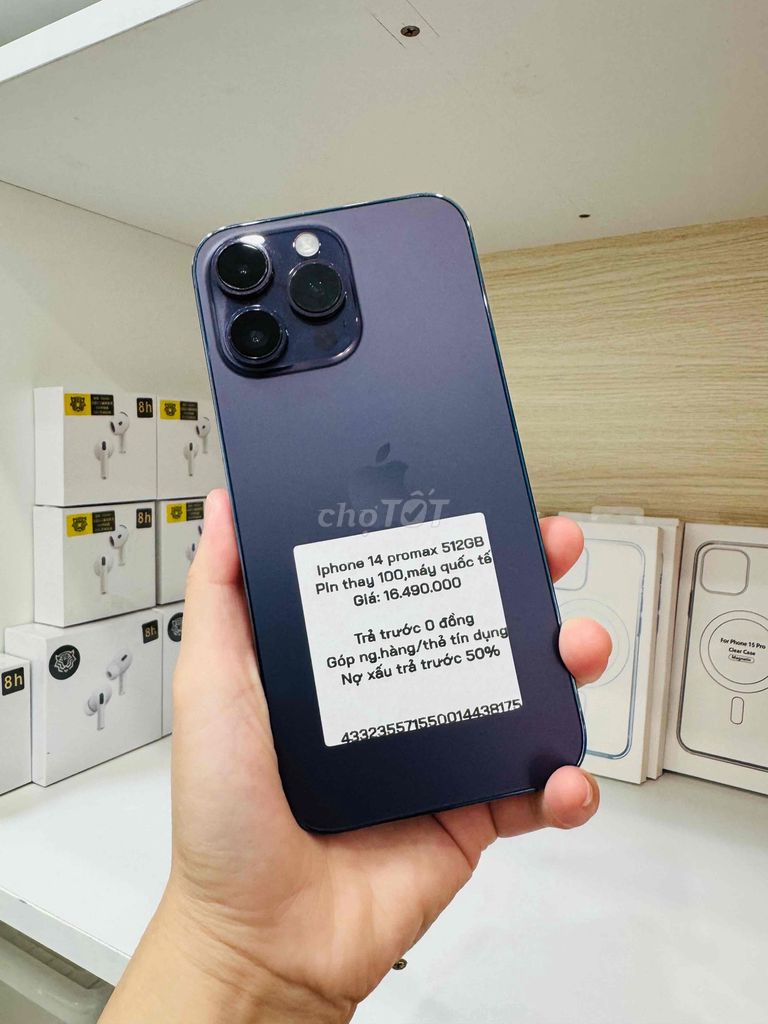 iPhone 14 Pro Max 512GB Tím. Mua bán Điện thoại tại Thành phố Long Xuyên An Giang được đăng bởi Ngân KNmobile An Giang  hình 1