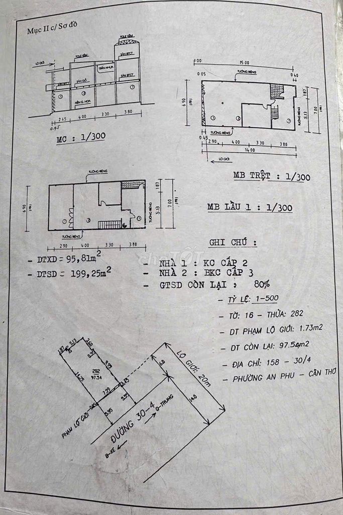 BÁN NHÀ lầu MẶT TIỀN 30/4 gần UBND Phường An Phú (27 TỶ)