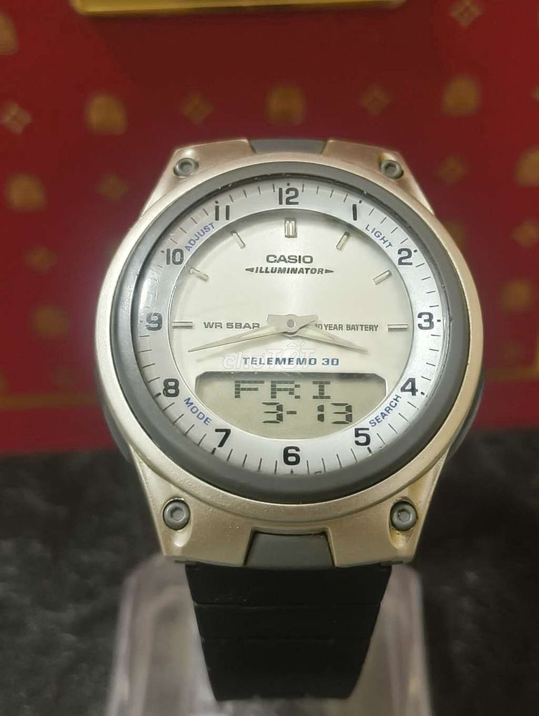 Đồng hồ Casio Telememo 30 AW-80 Nam. Mua bán Đồng hồ tại Quận 11 Tp Hồ Chí Minh được đăng bởi Đồng Hồ BOOK OFF hình 1
