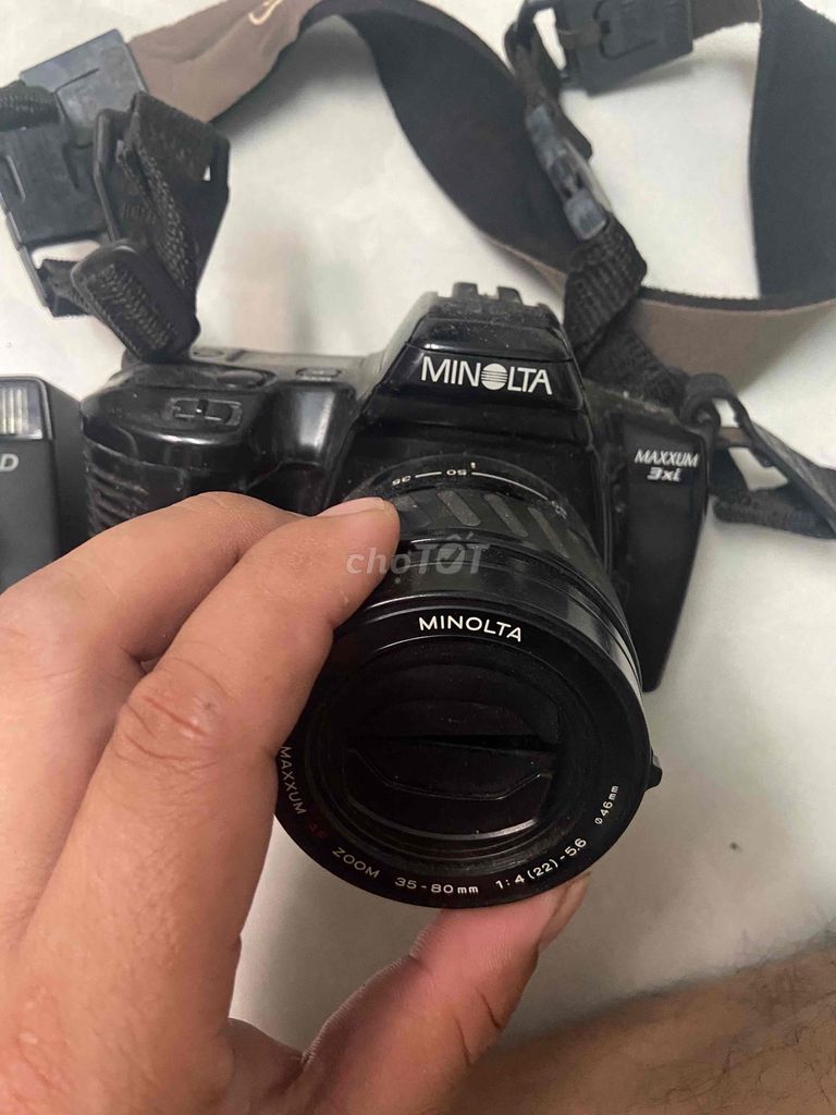 3 Máy ảnh Minolta Maxxum 3xi Đen. Mua bán Máy ảnh, Máy quay tại Quận Bình Tân Tp Hồ Chí Minh được đăng bởi chuyên hàng cũ hình 1