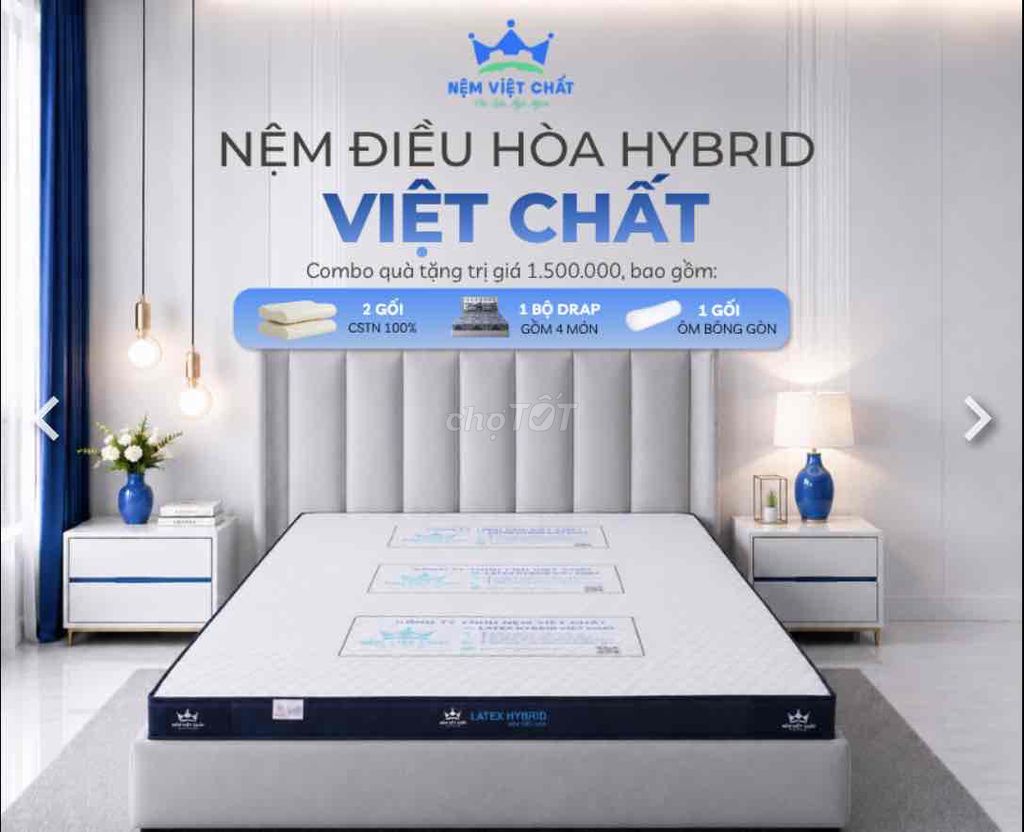 Nệm Điều Hòa Hybrid Việt Chất. Mua bán Giường, chăn ga gối nệm tại Quận Liên Chiểu Đà Nẵng được đăng bởi Hoàng Dung hình 1