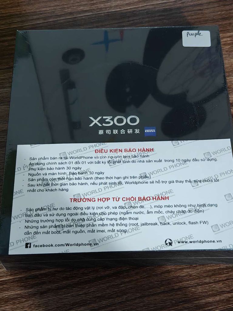 Vivo X300 Tím  NĐ NEWSEAL . Mua bán Điện thoại tại Quận Bình Tân Tp Hồ Chí Minh được đăng bởi Nghĩa Nguyễn hình 1