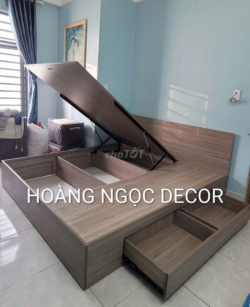 Giường gỗ nâng hạ chuyên nghiệp. Mua bán Giường, chăn ga gối nệm tại Quận Ngũ Hành Sơn Đà Nẵng được đăng bởi toan hình 1