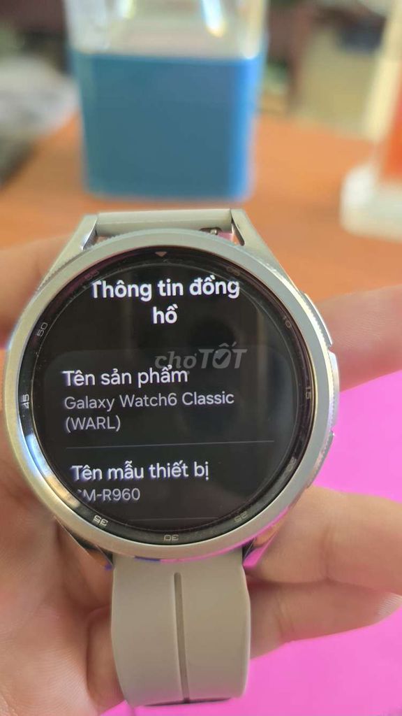Samsung Galaxy Watch6 Classic Bạc. Mua bán Thiết bị đeo thông minh tại Huyện Thăng Bình Quảng Nam được đăng bởi Len phan hình 1