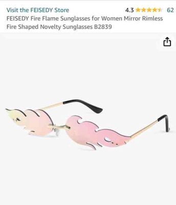 Kính mát nữ hình ngọn lửa “FEISEDY” Xách tay Mỹ