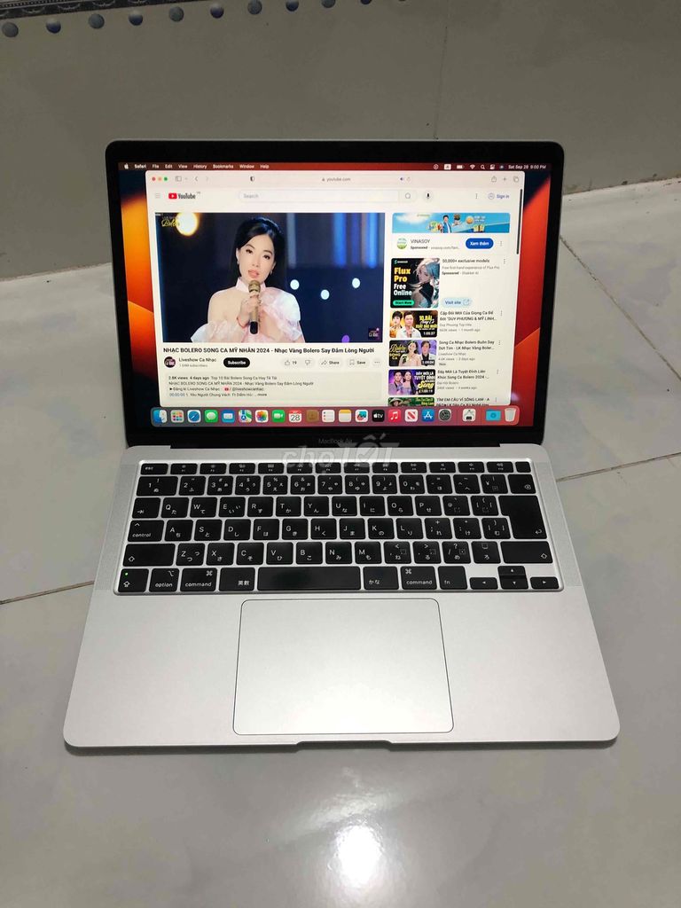 macbook air 2020 i3 ram8 ssd 256