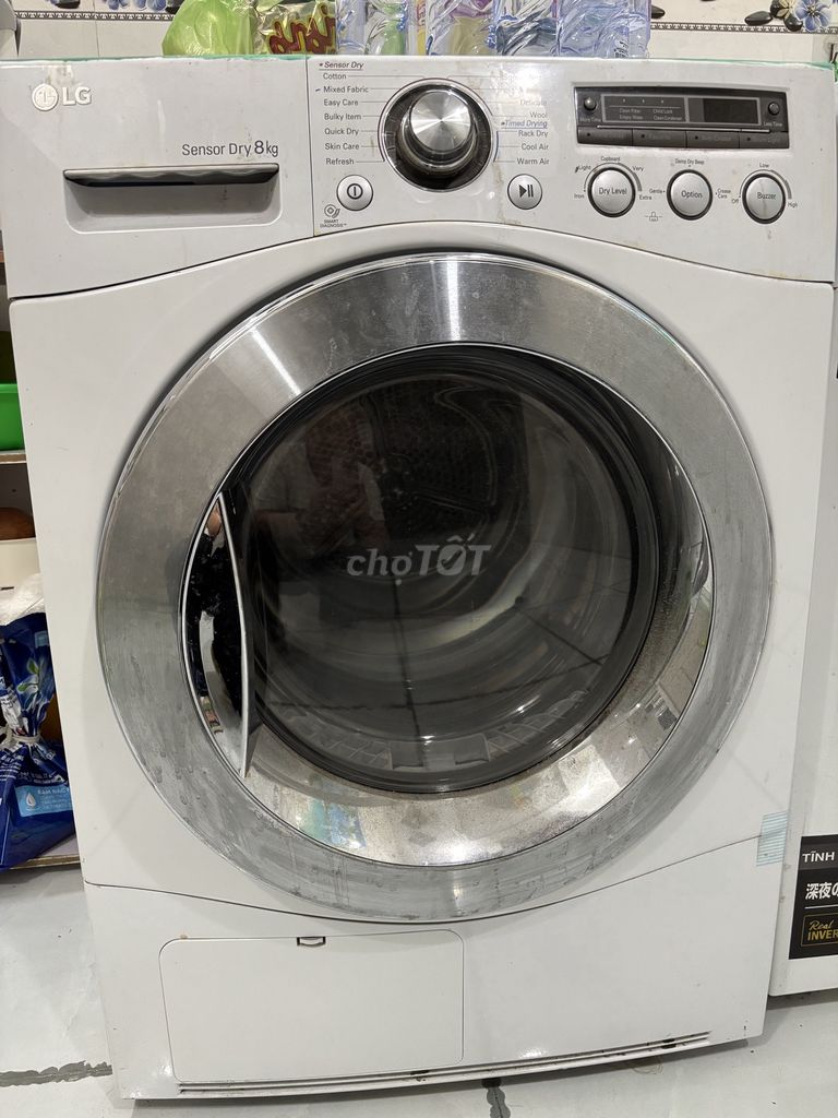 Máy sấy quần áo LG 8kg Trắng. Mua bán Máy giặt tại Huyện Đức Hòa Long An được đăng bởi Bích Ngọc hình 1