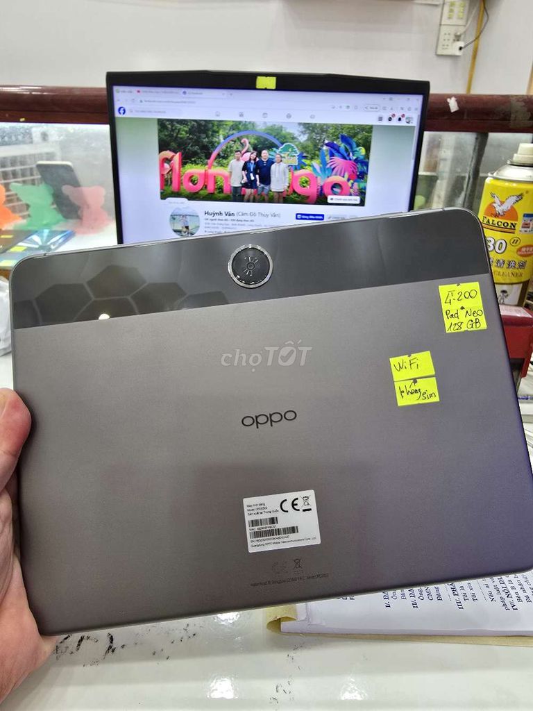 Oppo Pad Neo 128GB WiFi Xám 98-99%. Mua bán Máy tính bảng tại Thành phố Long Xuyên An Giang được đăng bởi Facebook Cầm Đồ Thúy Vân hình 1