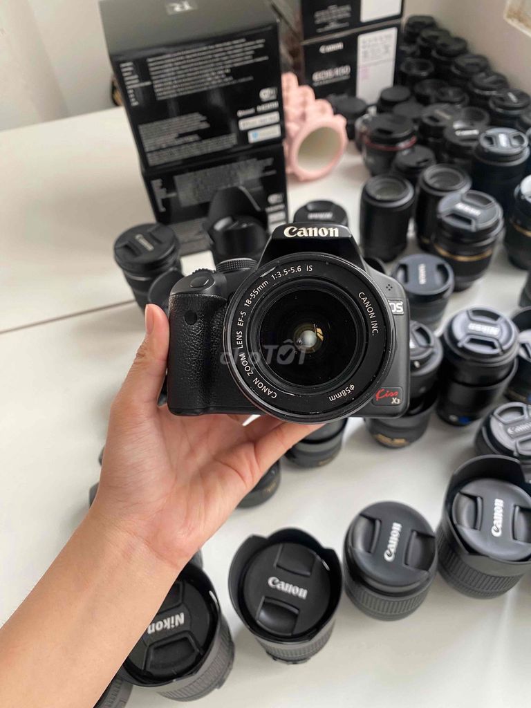 Máy ảnh Canon 500D Đen. Mua bán Máy ảnh, Máy quay tại Quận 7 Tp Hồ Chí Minh được đăng bởi Khánh máy ảnh top 1 hình 1