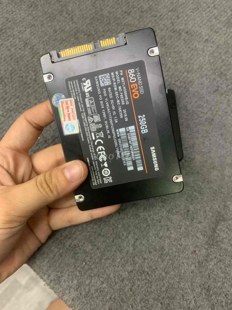 Ổ CỨNG SSD 250GB HÃNG SẤMUNG E THÁO LAPTOP ĐƯỢC 2C. Mua bán Linh kiện (RAM, Card...) tại Quận Phú Nhuận Tp Hồ Chí Minh được đăng bởi tiến tài 770 nguyễn kiệm p4 quận phú nhuận hình 2