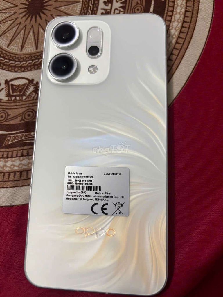 Oppo Reno 14 5G 256GB Trắng. Mua bán Điện thoại tại Thành phố Phú Quốc Kiên Giang được đăng bởi Văn Thiện hình 1