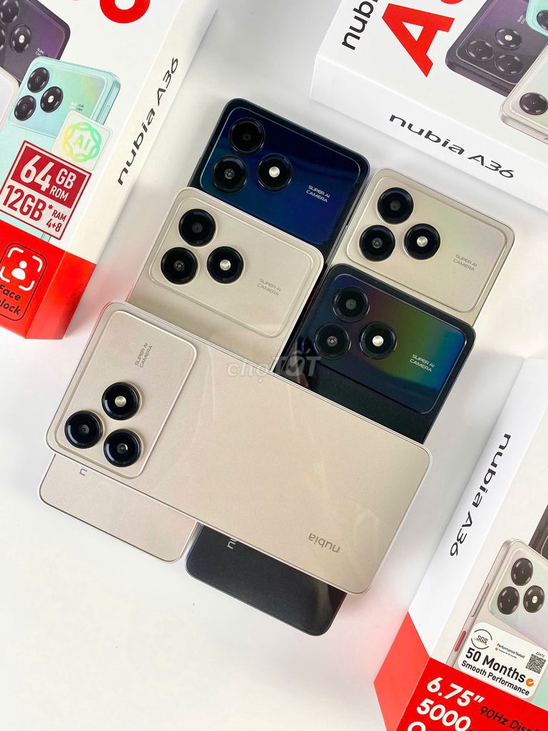 ZTE Nubia A36 4GB/64GB  Nguyên Seal + Pin 5000mAh. Mua bán Điện thoại tại Quận Gò Vấp Tp Hồ Chí Minh được đăng bởi T MOBILE 2010 hình 1