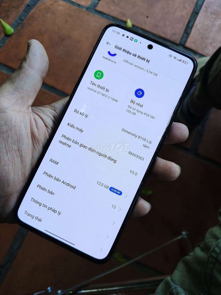 Realme GT Neo 3 12GB/256GB bản sạc 150W. Mua bán Điện thoại tại Thành phố Thủ Đức Tp Hồ Chí Minh được đăng bởi Tuấn hình 1