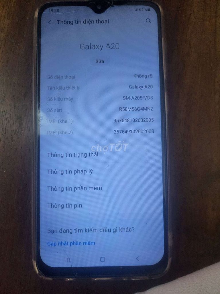 Samsung Galaxy A20 32GB. Mua bán Điện thoại tại Thành phố Buôn Ma Thuột Đắk Lắk được đăng bởi Huỳnh thị thanh thảo hình 1